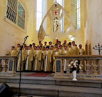 Koncert chlapeckého sboru "Boni Pueri" v kostele zámku Zelená Hora