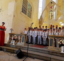 Koncert chlapeckého sboru "Boni Pueri" v kostele zámku Zelená Hora