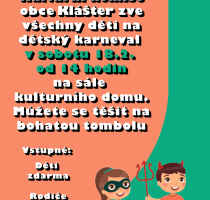 Dětský karneval 18.2.2023