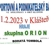 Sportovní a podnikatelský bál - 11.2.2023