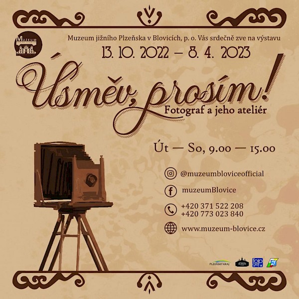 Úsměv,prosím! Fotograf a jeho ateliér