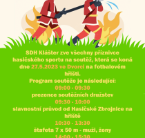 Hasičská soutěž ve Dvorci  - 27.5.23