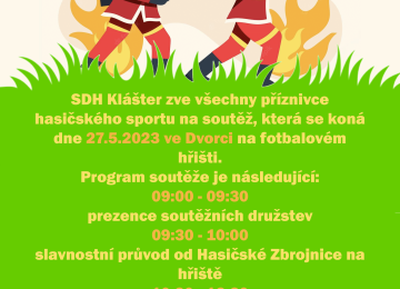 Hasičská soutěž ve Dvorci  - 27.5.23