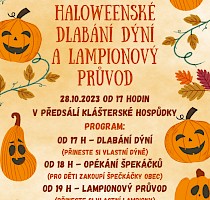 Haloweenské dlabání dýní a lampionový průvod