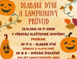 Haloweenské dlabání dýní a lampionový průvod
