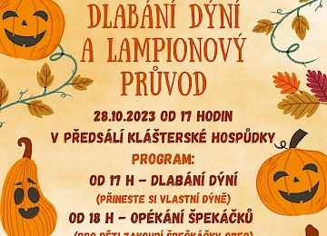 Haloweenské dlabání dýní a lampionový průvod