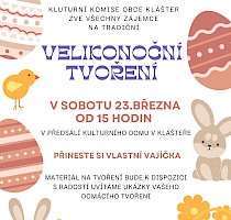 Velikonoční tvoření - 23/3/2024