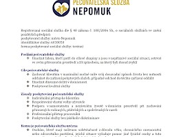 Pečovatelská služba - Nepomuk