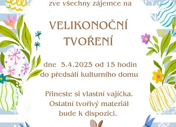 Velikonoční tvoření - 5/4/2025